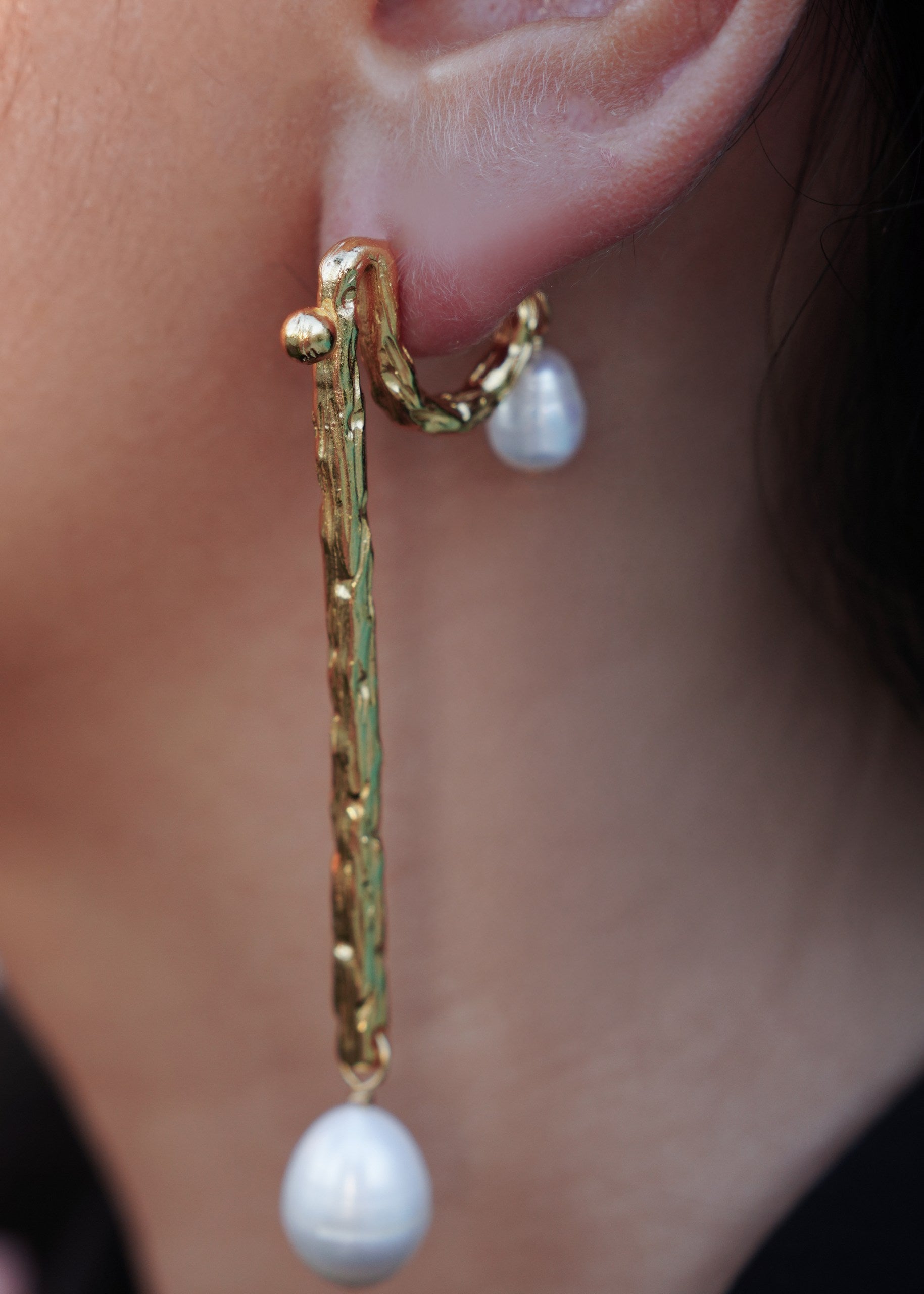 Seraphine 14K Gold-Plated Elegance Earrings