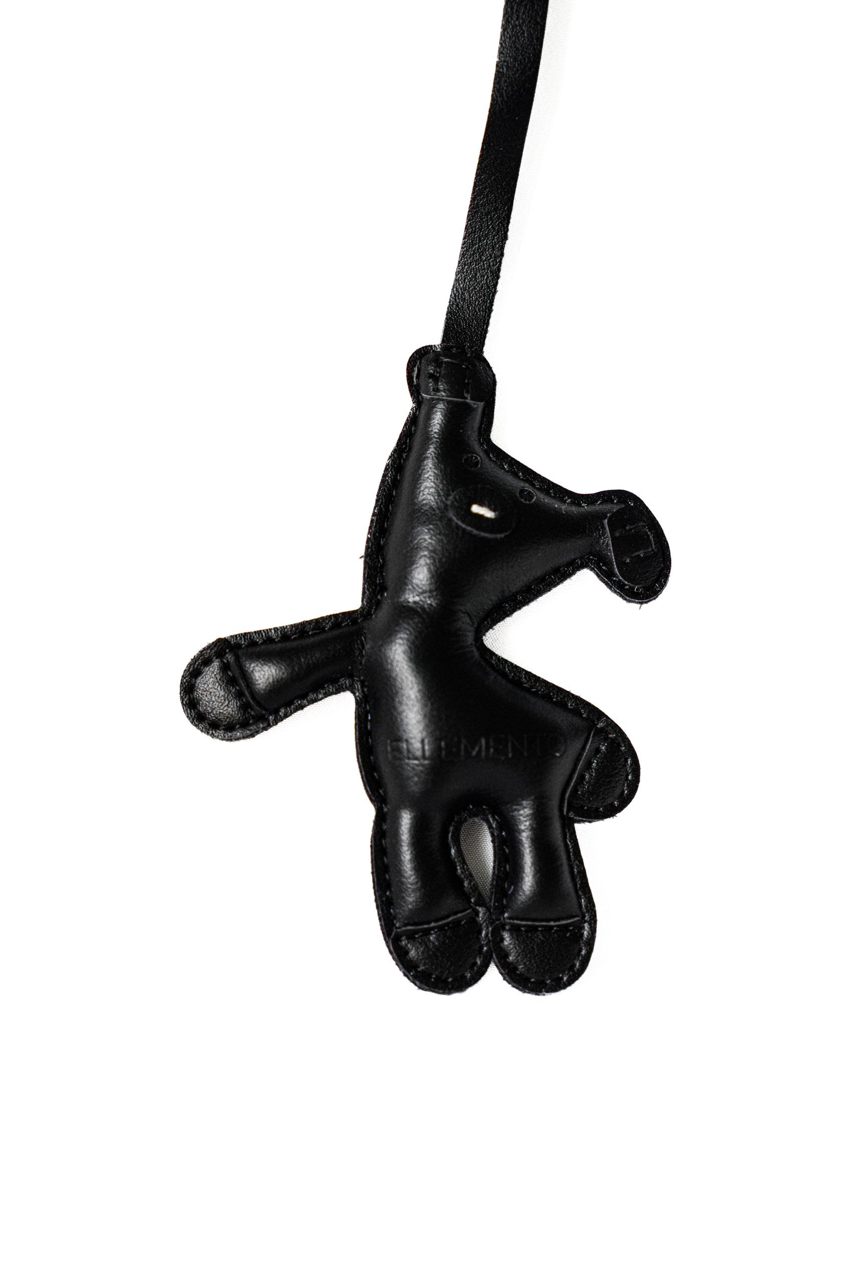 Brownie Bag Charm Midnight black